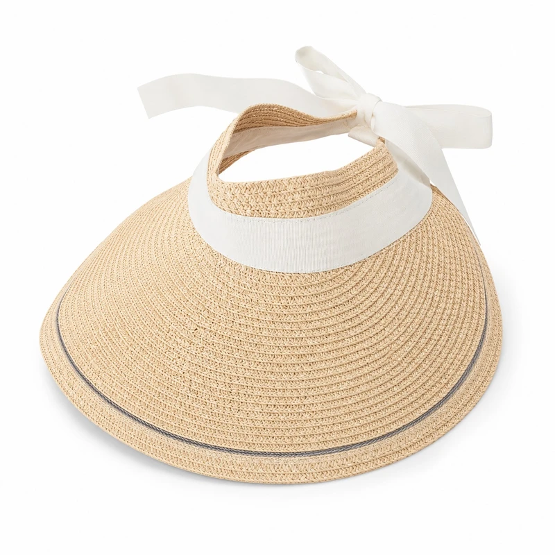 کلاه آفتابگیر زنانه مدل Straw Sun Visor